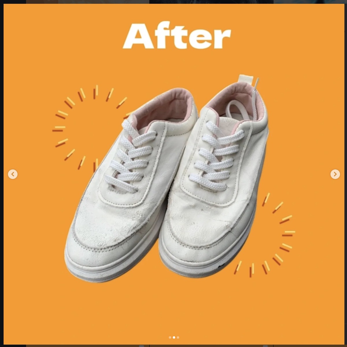 Hasil cuci sepatu Cuci Sepatu Tenggarong